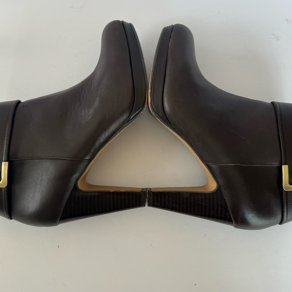 Giani Bernini Dark Brown Heeled Boots - Picture 4 of 9